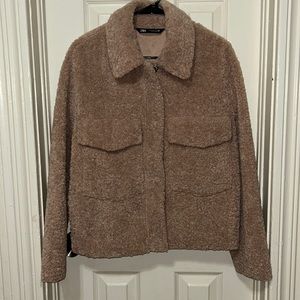 Zara teddy jacket